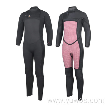 Mens natural rubber 5/4mm Chest Zip Wetsuit